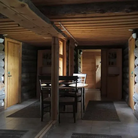 Villa Tolonen A Beautiful Log By The River Ivalo