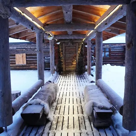 Private Log By The River Villa Ivalo