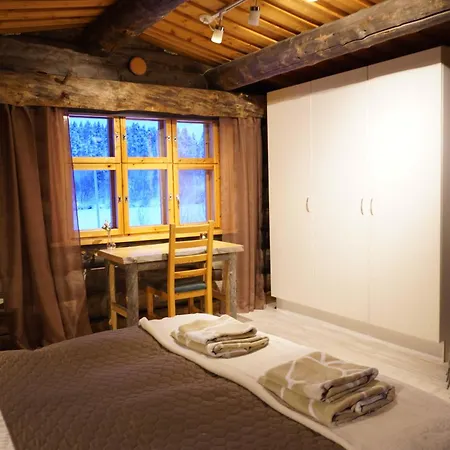 Private Log By The River Villa Ivalo