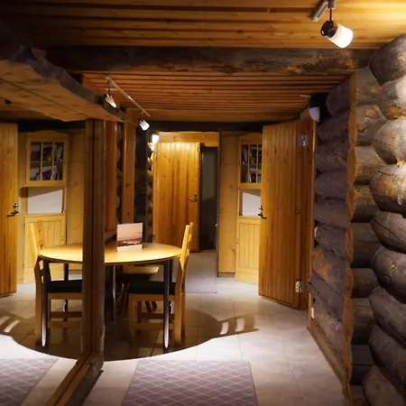 Villa Private Log By The River Ivalo