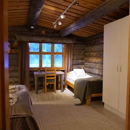 Private Log By The River Villa Ivalo