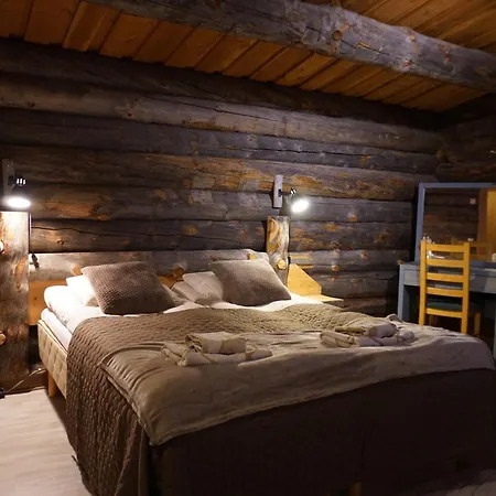 Villa Private Log By The River Ivalo