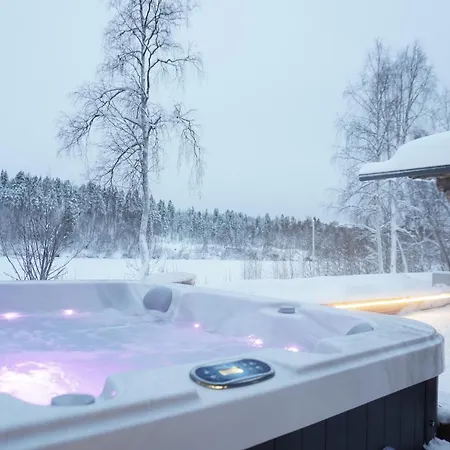 Private Log By The River Villa Ivalo