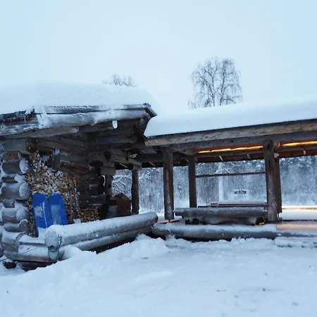 Villa Private Log By The River Ivalo
