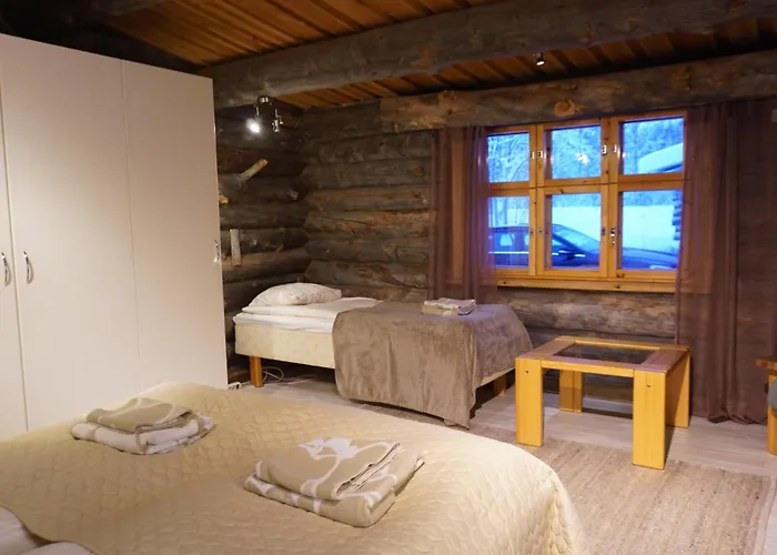 빌라 Tolonen A Beautiful Log By The River