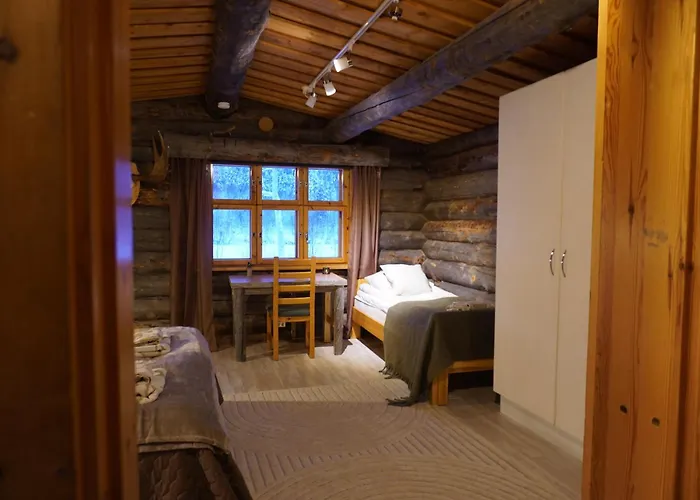 Tolonen A Beautiful Log By The River Вилла Ивало