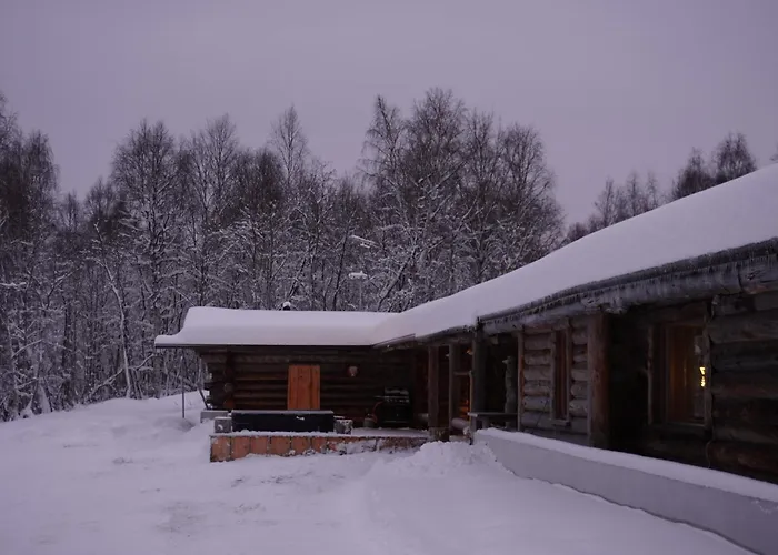 Tolonen A Beautiful Log By The River * Ивало