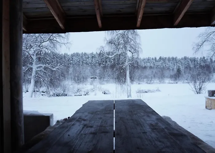 Tolonen A Beautiful Log By The River Вилла