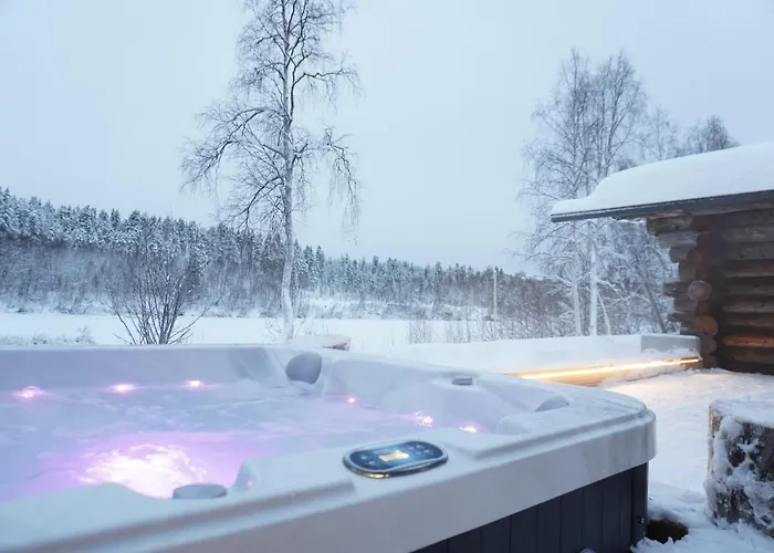 Tolonen A Beautiful Log By The River Вилла Ивало